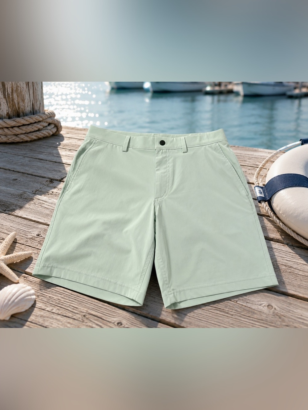 NWT Jack Nicklaus Men’s Mint Green Pull-On Golf Shorts M